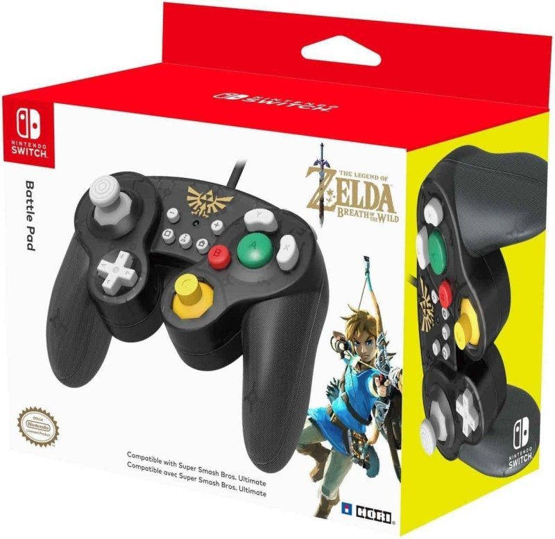 Hori Super Smash Bros Gamepad - Zelda/Switch