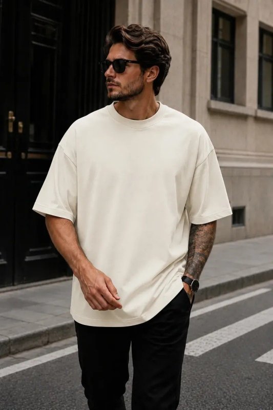 Camiseta Oversized Masculina 100% Algodão + Frete Grátis