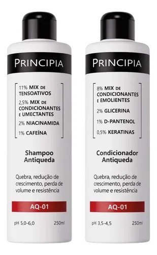 Principia Kit Shampoo E Condicionador Antiqueda Aq-01