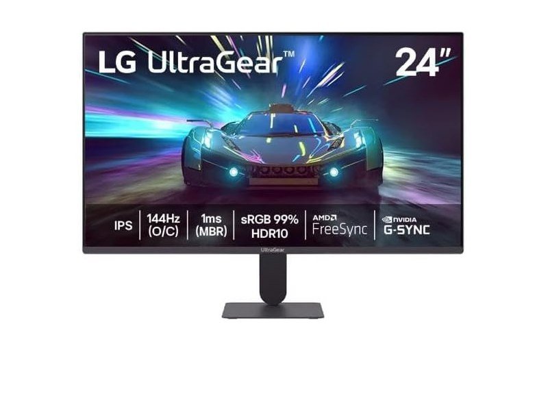 LG UltraGear Monitor Gamer 24" IPS 144Hz (O/C), 24G411A