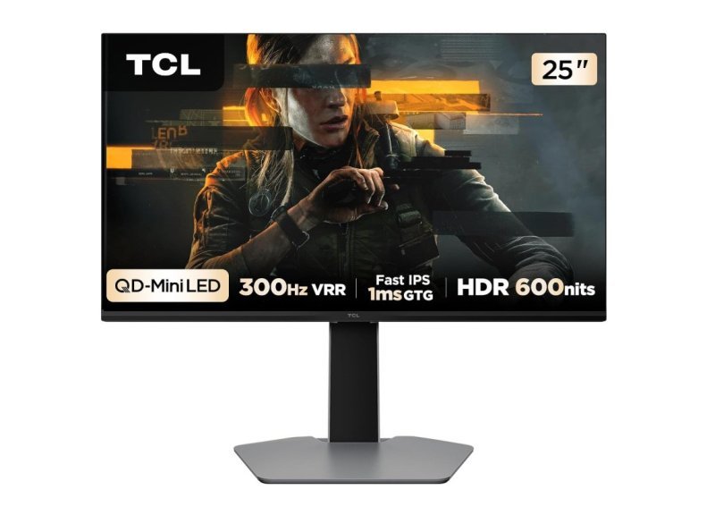 Monitor Gamer TCL 25 Polegadas QLED Mini LED Full HD G64 300Hz