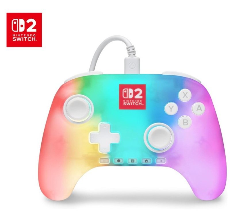 Controle com fio PowerA Advantage para Nintendo Switch 2 com Lumectra