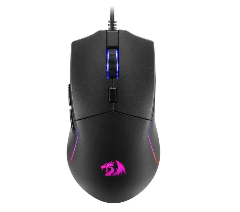 Mouse Gamer Redragon Naga Preto RGB 10000DPI 6 Botões Programáveis