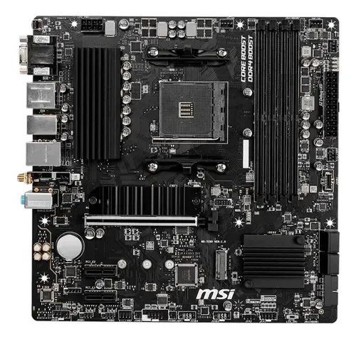 Placa Mãe Msi B550m Pro-vdh Wifi Ddr4 Socket Am4 Cor Preto
