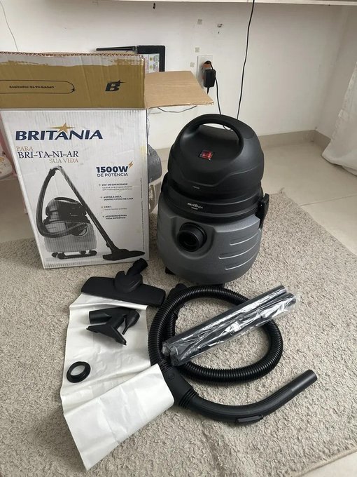 Aspirador de Pó Britânia BAS87 20L 1500W 127V + Frete Grátis