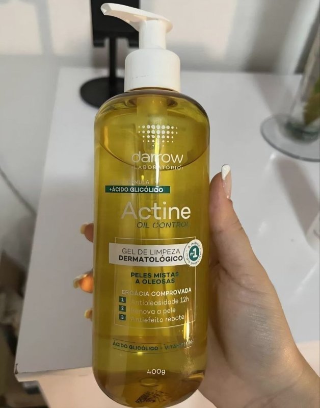 Gel de Limpeza Facial Darrow Actine Oil Control Pele Mista Oleosa 400g