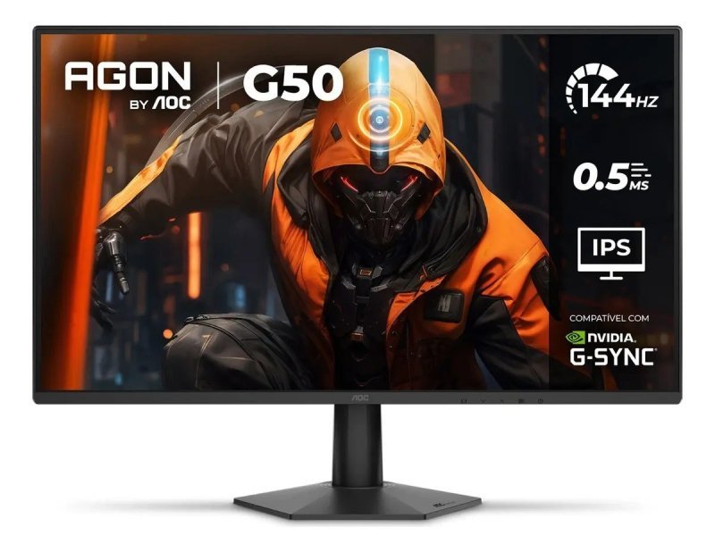 Monitor Gamer AOC AGON G50 27" 144Hz 0,5ms IPS HDR10 G-SYNC 27G50F