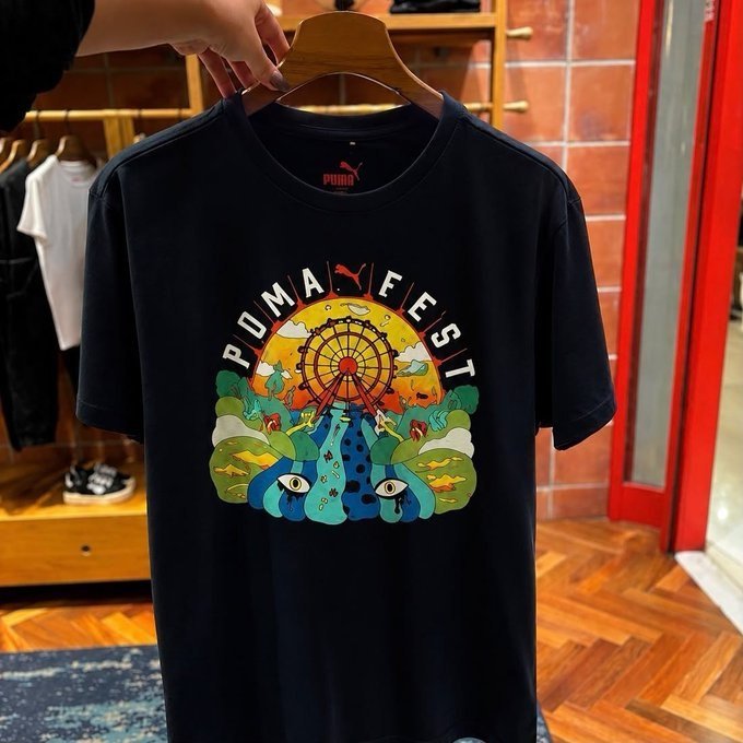 Camiseta Puma Graphics Festival + Frete Grátis