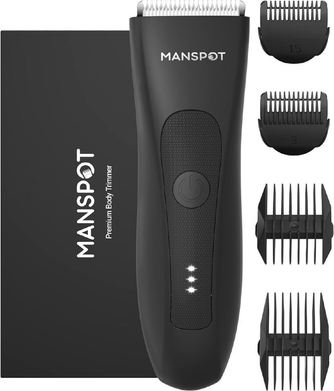 Aparador de Pelos Elétrico MANSPOT Lâmina Cerâmica