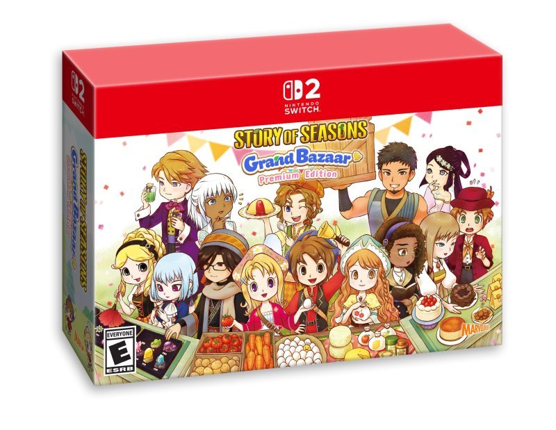 Edição de colecionador de Story of Seasons Grand Bazaar NS2