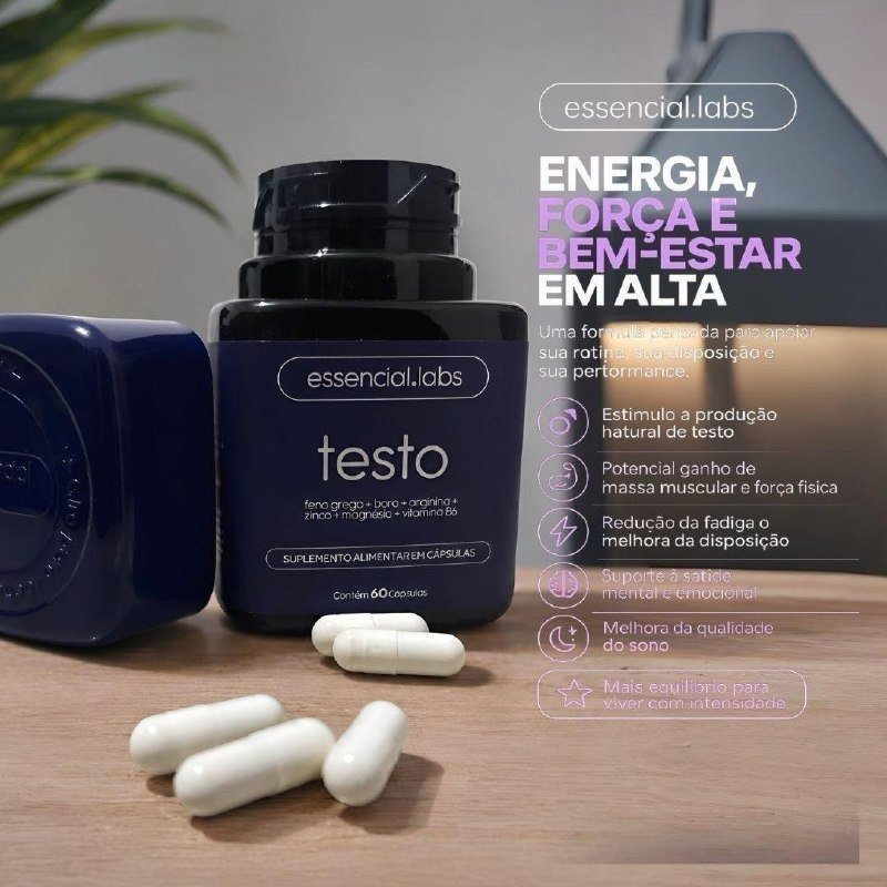 Testo Essencial Labs - Fórmula