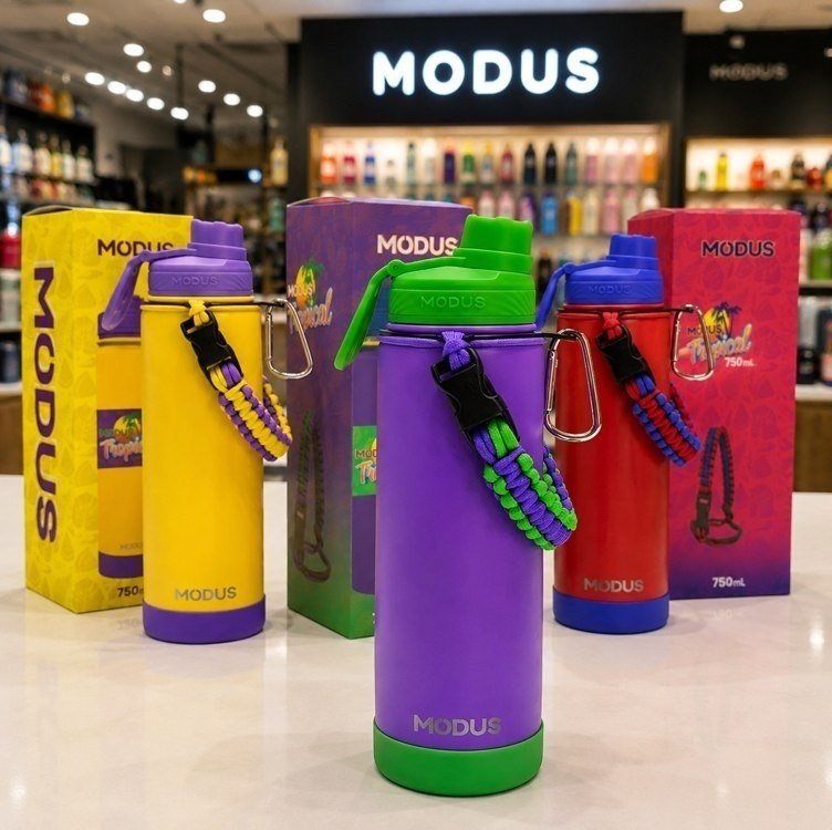 MODUS Garrafa Térmica 750ml - Parede Dupla de Isolamento 24horas Gelado