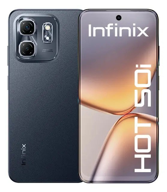 Smartphone Infinix Hot 50i 4GB RAM 256GB 4G Câmera Dupla