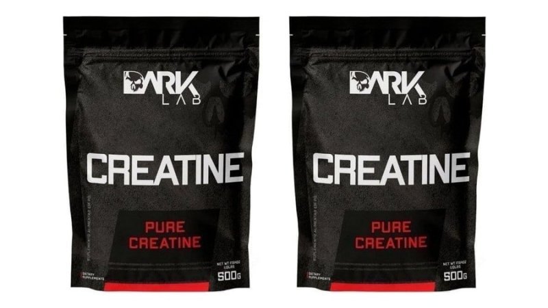 2x Creatina Monohidratada Pura 500g Dark Lab Unidade