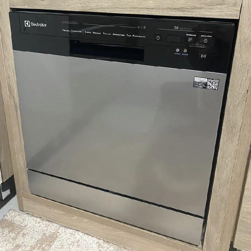 Lava-Louça Electrolux 8 Serviços Inox com Programa Lava & Seca
