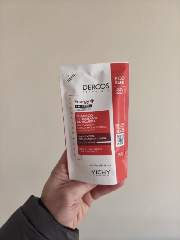 Vichy Dercos Energy+ Refil Shampoo Estimulante Antiqueda Energy 200ml
