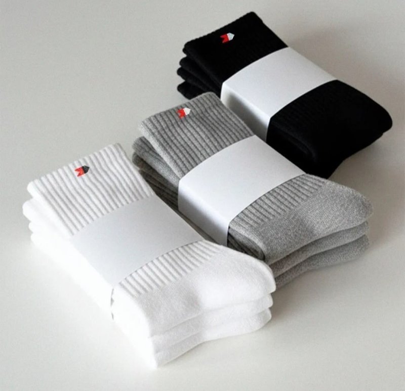 Kit 15 Pares Meias Sport Algodão Cano Médio Sandrini Confort Sortidos 39-43