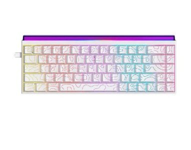 Teclado Mecanico Ajazz Nk68, Rainbow, Switch Vermelho