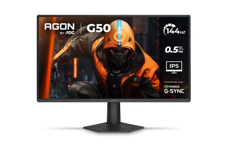 Monitor Gamer AOC AGON G50 27" 144Hz 0,5ms IPS HDR10 G-SYNC 27G50F