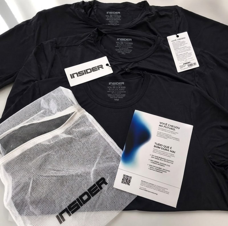 Kit 3 Camisetas Light T-shirt Insider