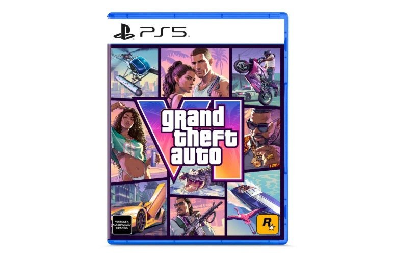 Jogo Grand Theft Auto VI, Mídia -parcialmente- Física, PS5