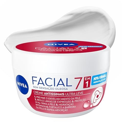 NIVEA Creme Facial Antissinais Ultraleve 7 em 1 100g