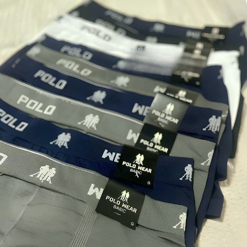 Kit 10 Cuecas Boxer Lisa Polo Wear Sortido