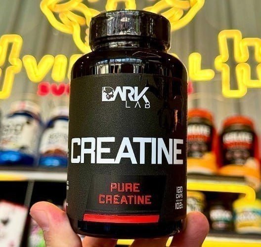 Creatina Monohidratada Pura 120 Cápsulas Dark Lab + Frete Grátis
