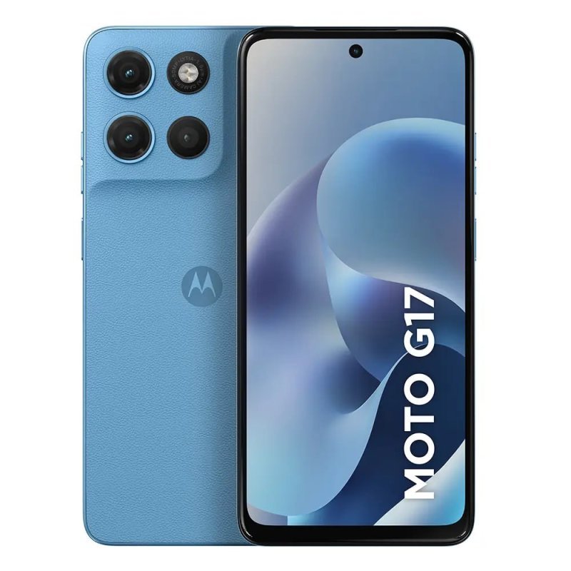 Motorola Moto G17 4G - 256GB 4GB RAM - Câmera 50MP Sony - Azul
