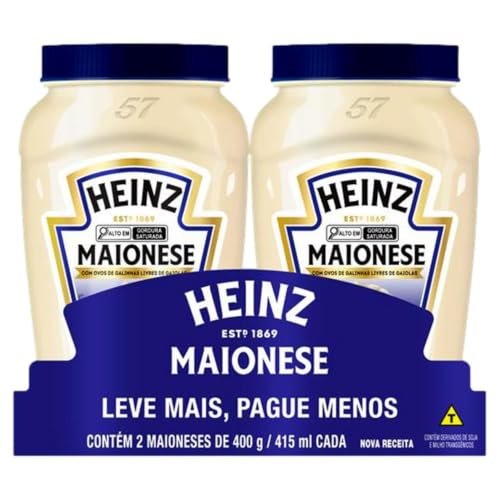 Heinz Pack Maionese Tradicional, 400G - 2 unidades