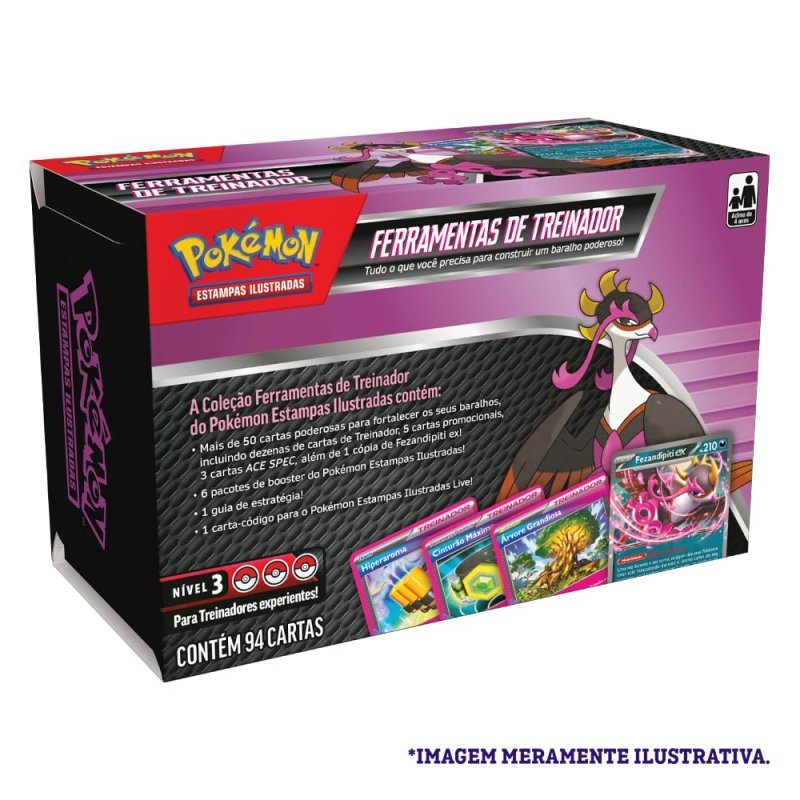 Pokémon TCG, Ferramentas de Treinador Fezandipiti Ex - 94 cartas