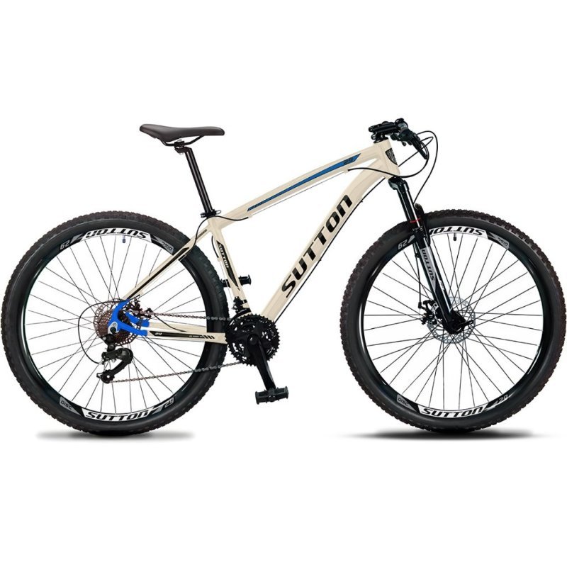 Bicicleta Aro 29 Sutton 24V index Freio Disco Alumínio Suspensão Aero MTB