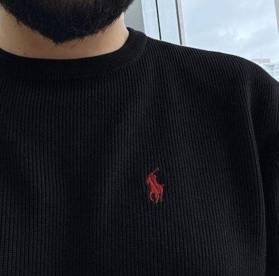 Suéter Masculino Gola Careca Cardigam Blusa Inverno Basica Preto