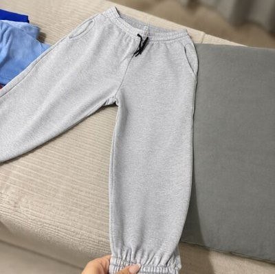 Calça Moletom Frio Forrada Jogger Bolsos Esporte Academia