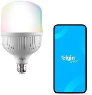 Lâmpada Inteligente Alta Potência 20W Elgin Color RGB Wifi Compatível com Alexa e Google Home