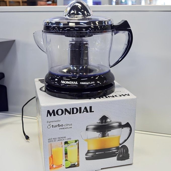 MONDIAL Espremedor Premium, Preto, 30W, 110V - E-02
