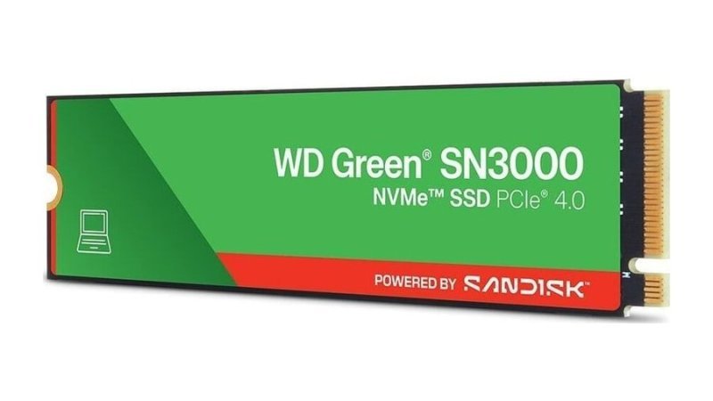 SSD 1TB M.2 NVME PCIE 4.0 Western Digital Sn3000