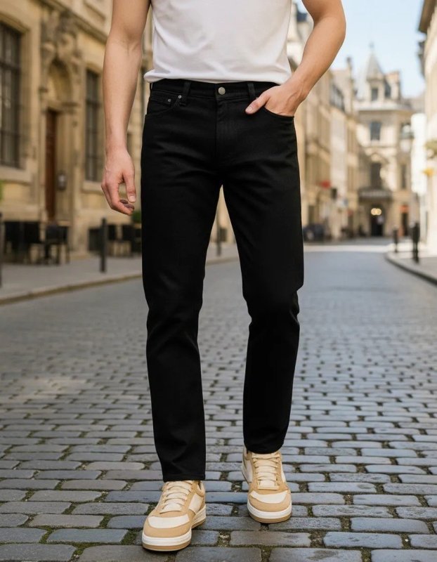Calça Sarja Masculina Slim Sport Fino Casual Bolso Embutido