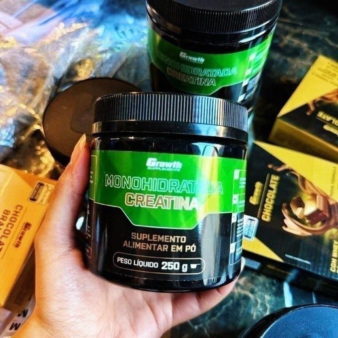 Creatina 100% Pura 250g Growth Supplements