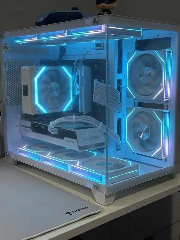 Gabinete Gamer Hyrax HGB730 Mini Tower Vidro Temperado