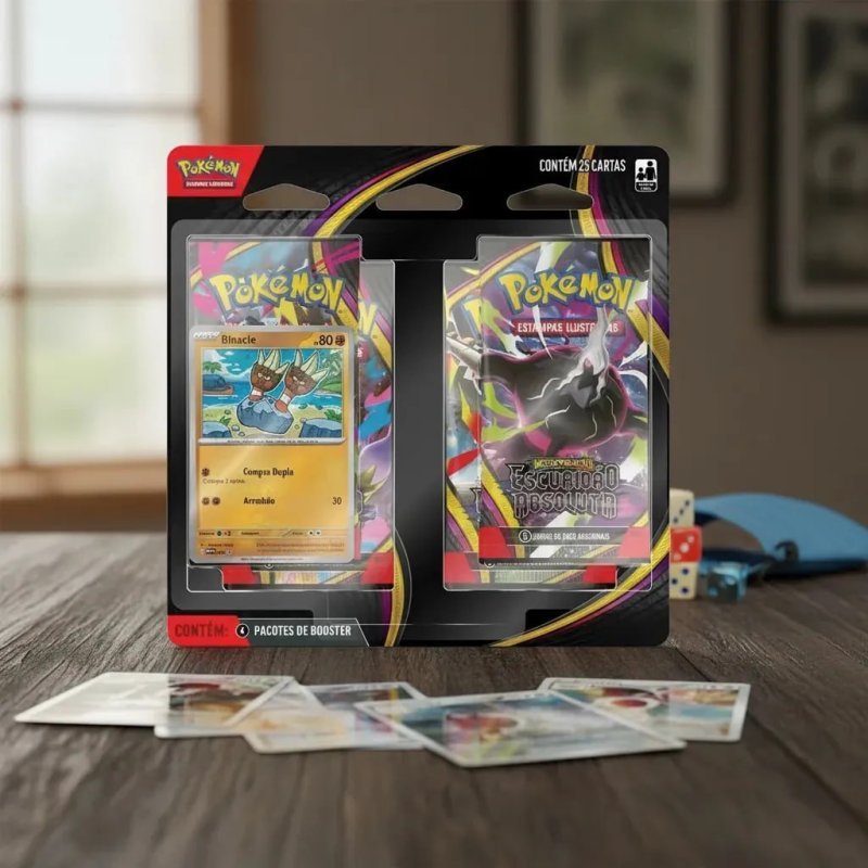 Blister Quadrúplo Pokémon ME05 Escuridão Absoluta