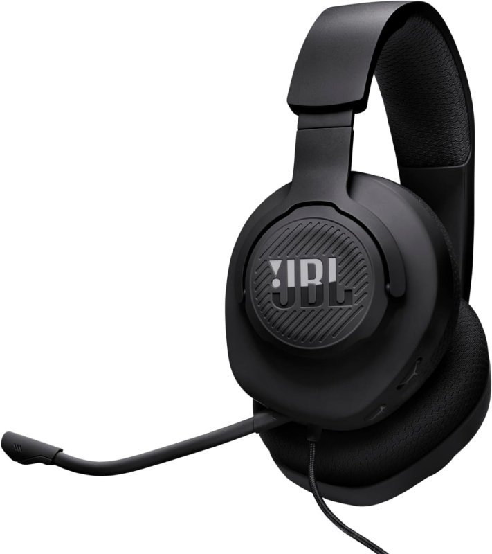 JBL Quantum 100M2 - Headset Gamer Over Ear - Microfone Removível - Preto