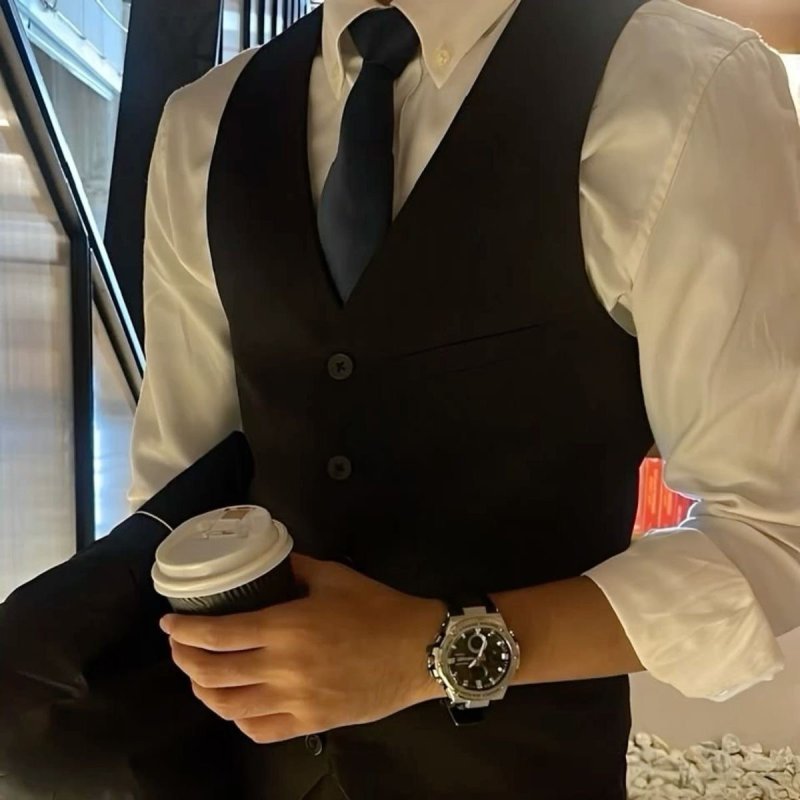 Colete Social Masculino Com Regulagem