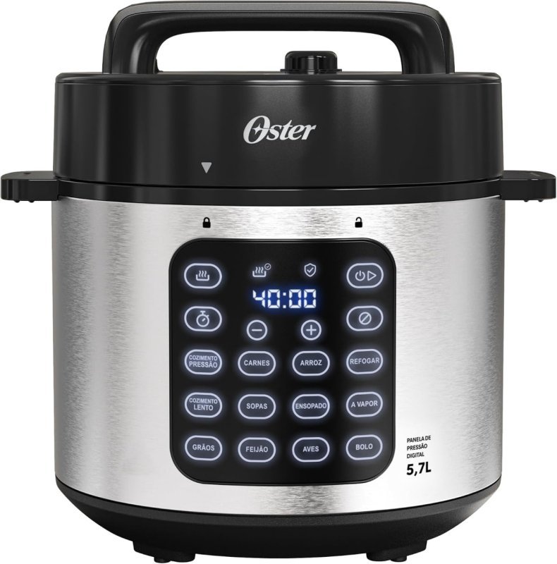 Panela de Pressão Elétrica Digital Oster 5,7L - 127V