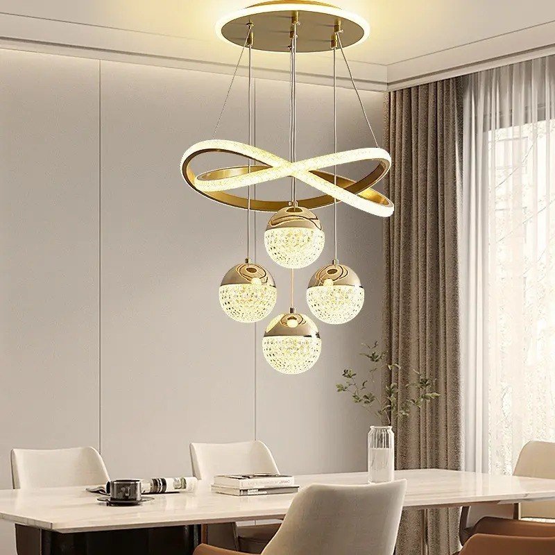 Lustre Sala De Jantar Lustre Pendente Luxo + Frete Grátis