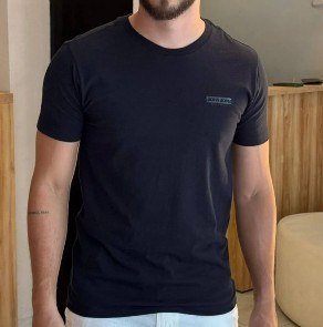 Camiseta John John Slim Fit Flame Preto