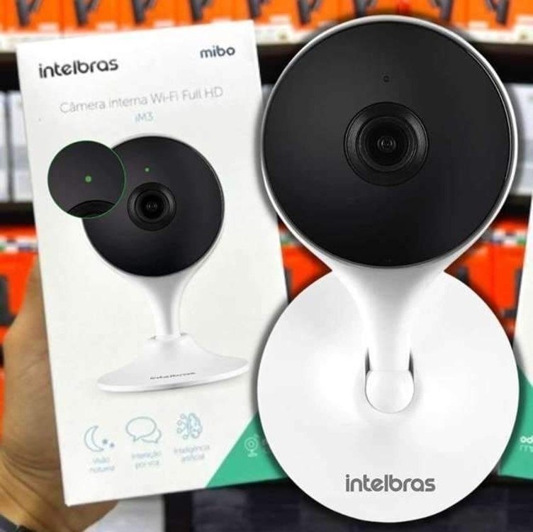 Câmera De Segurança Inteligente Intelbras Im3 C Branca