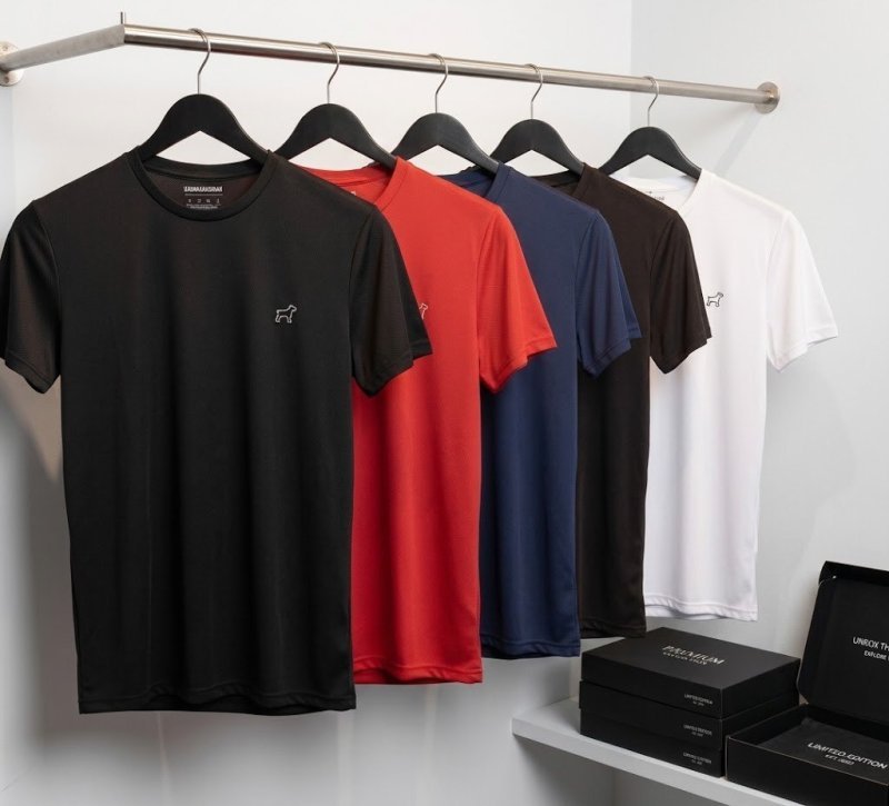 Kit 4 Camiseta Dry Fit Parvori Masculina Academia Corrida Preto/chumbo/cinza/marinho Gg Lisa