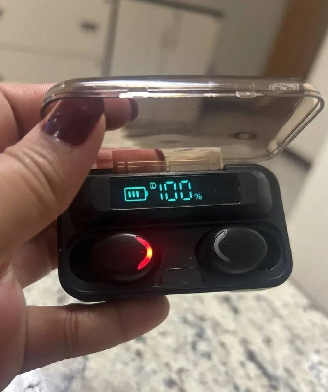 Fone de Ouvido Sem Fio Bluetooth F9 Powerbank