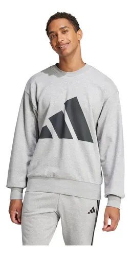 Moletom Masculino adidas Je8952 G Cinza Liso